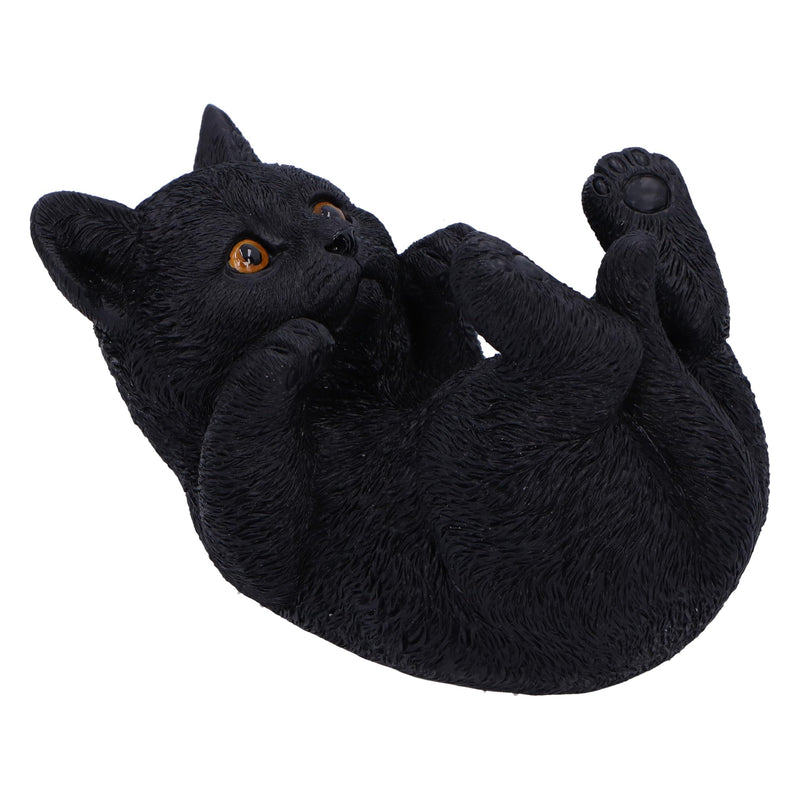 Nemesis Now Familiar Helper 12.5cm, Black, Cat Figure | Resin, Black Cat Ornament, Collectable Cat Giftware, Cast in the Finest Resin, Expertly Hand-Painted