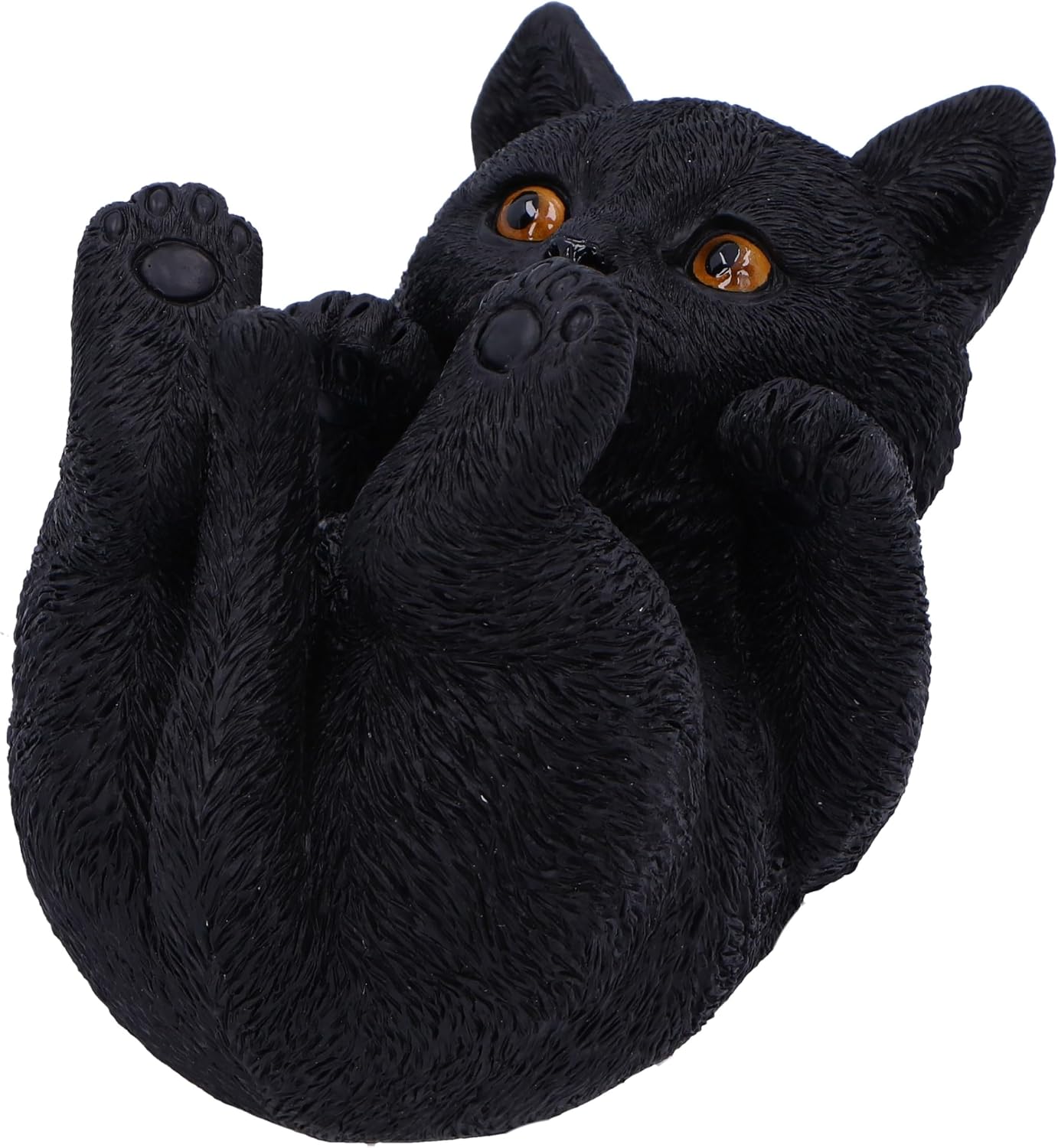 Nemesis Now Familiar Helper 12.5cm, Black, Cat Figure | Resin, Black Cat Ornament, Collectable Cat Giftware, Cast in the Finest Resin, Expertly Hand-Painted