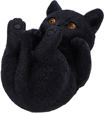 Nemesis Now Familiar Helper 12.5cm, Black, Cat Figure | Resin, Black Cat Ornament, Collectable Cat Giftware, Cast in the Finest Resin, Expertly Hand-Painted
