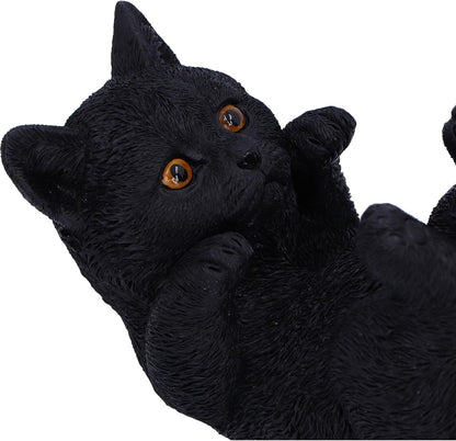 Nemesis Now Familiar Helper 12.5cm, Black, Cat Figure | Resin, Black Cat Ornament, Collectable Cat Giftware, Cast in the Finest Resin, Expertly Hand-Painted