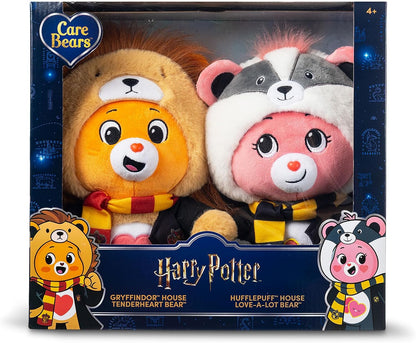Care Bears x Harry Potter 30cm Plush 2pk – Gryffindor & Hufflepuff
