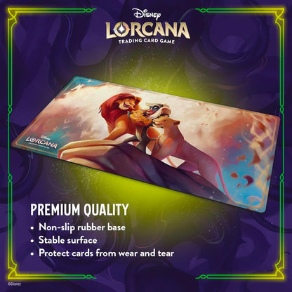 Ravensburger Disney Lorcana Trading Card Game - TCG Playmat - Lion King - Computer Desk Mouse Mat Accessories
