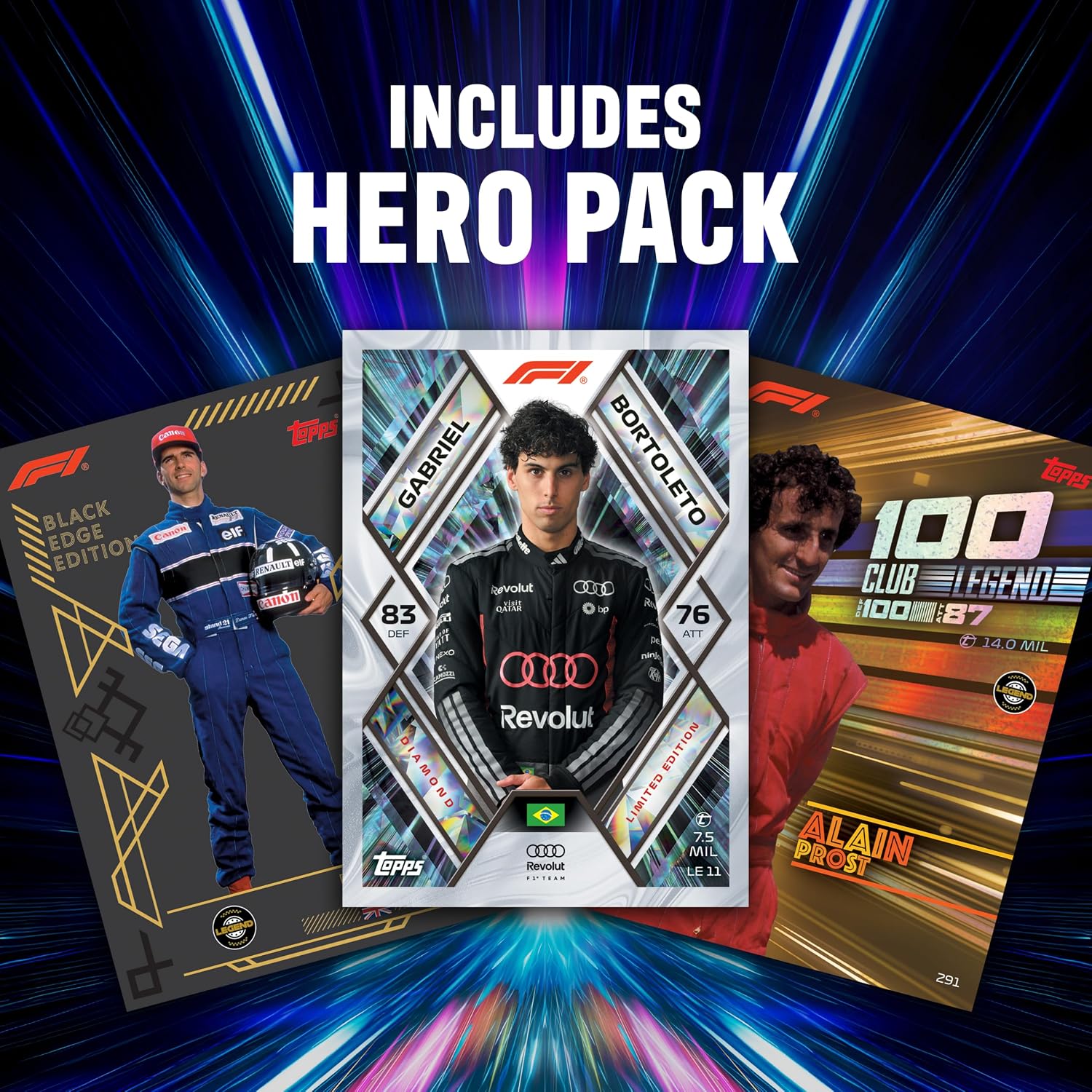 Topps Formula 1 2026 Turbo Attax - Full Box | Contains 24 packets - 12 cards per packet with 4 shiny's per pack!