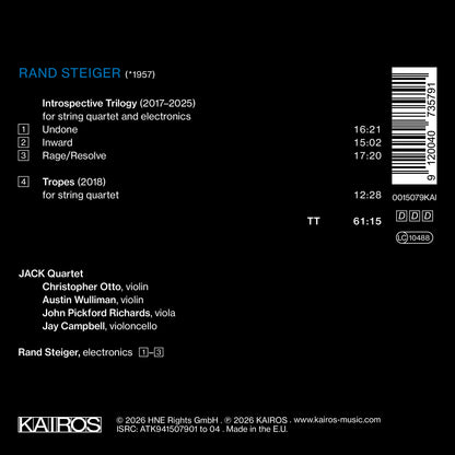Rand Steiger: String Quartets