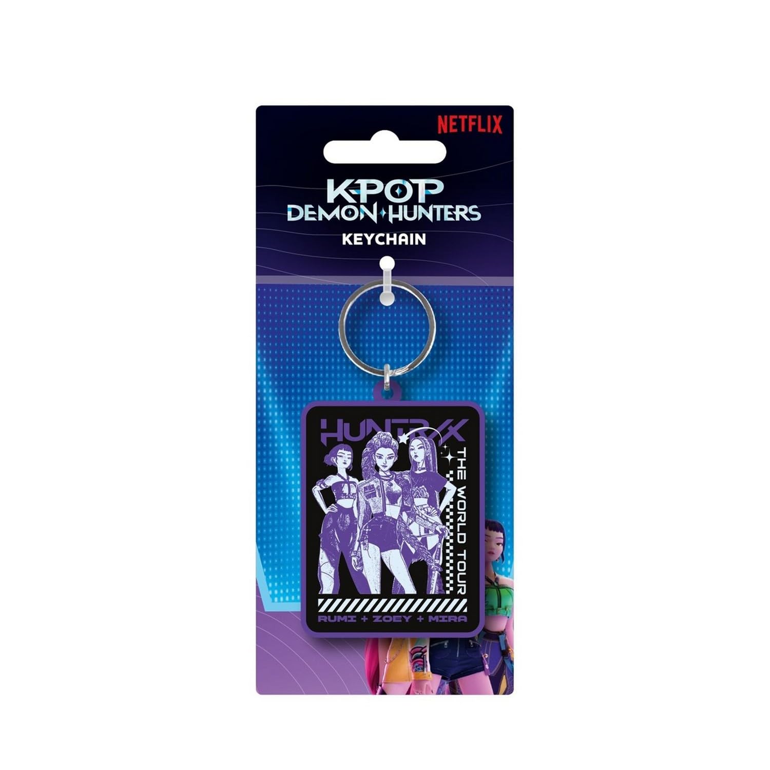 Pyramid International K-Pop Demon Hunters Huntrix Group PVC Keyring, Official Merchandise