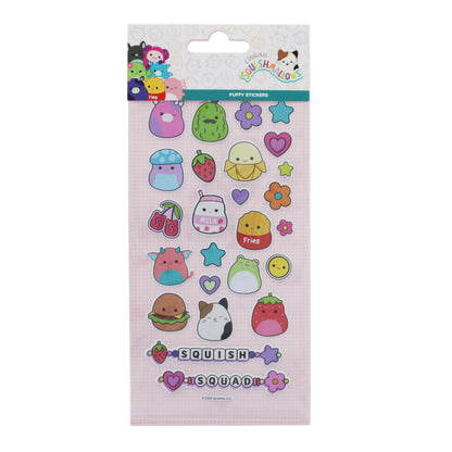 Squishmallows Puffy Stickers | 25 Cute Kawaii Stickers for Kids | Official Squishmallows Sticker Sheet for Crafts, Scrapbooks & School Supplies