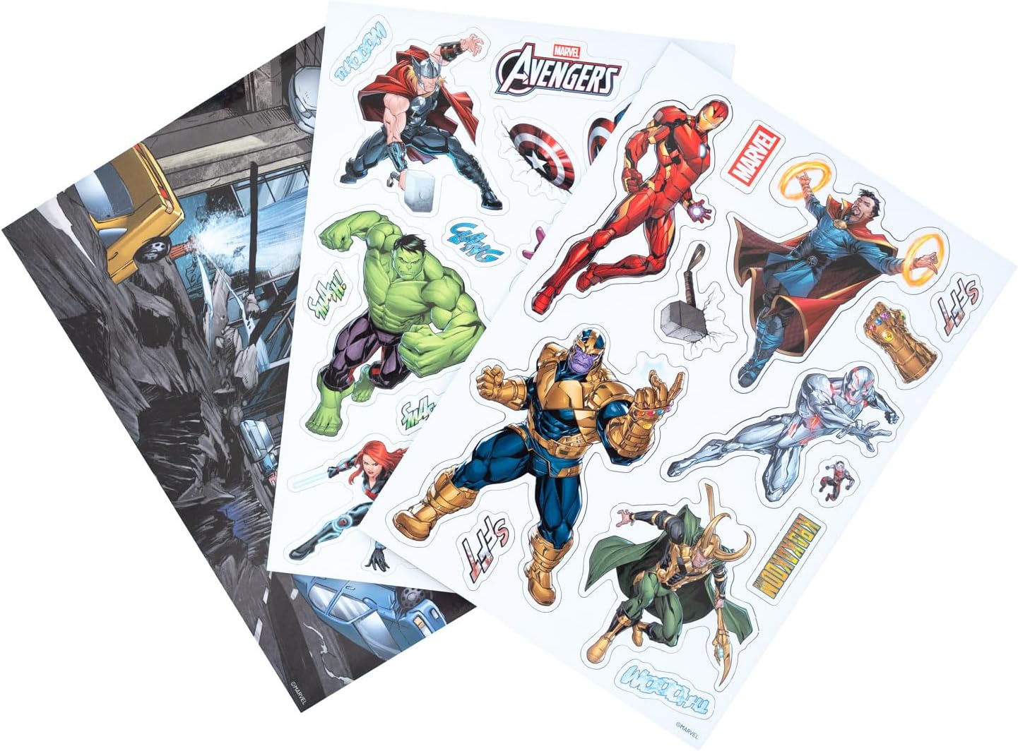 Grupo Erik | Set d'Aimants Découpés Marvel Avengers | Magnets Frigo | Lot d'Aimants Décorés | Déco Frigo et Tableau Magnétique, À Collectionner, Idée Cadeau