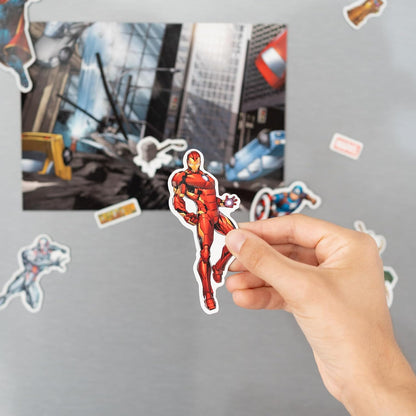 Grupo Erik | Set d'Aimants Découpés Marvel Avengers | Magnets Frigo | Lot d'Aimants Décorés | Déco Frigo et Tableau Magnétique, À Collectionner, Idée Cadeau