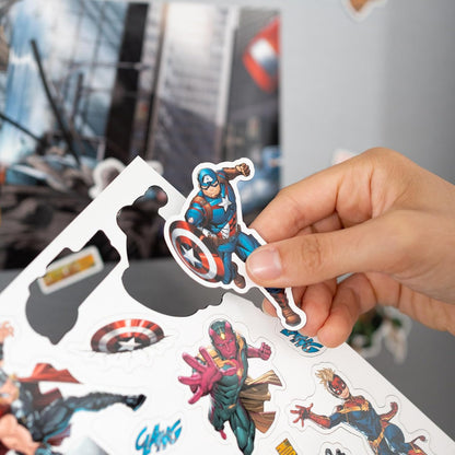 Grupo Erik | Set d'Aimants Découpés Marvel Avengers | Magnets Frigo | Lot d'Aimants Décorés | Déco Frigo et Tableau Magnétique, À Collectionner, Idée Cadeau