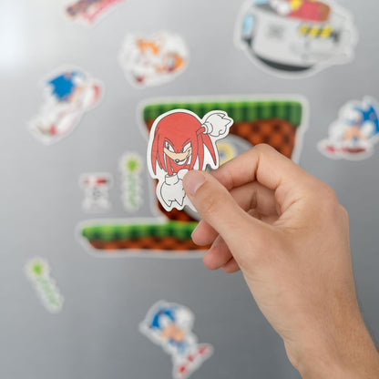 Grupo Erik | Set d'Aimants Découpés Sonic | Magnets Frigo | Lot d'Aimants Décorés | Déco Frigo et Tableau Magnétique, À Collectionner, Idée Cadeau