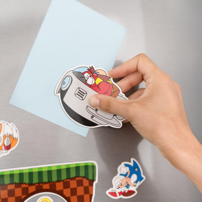 Grupo Erik | Set d'Aimants Découpés Sonic | Magnets Frigo | Lot d'Aimants Décorés | Déco Frigo et Tableau Magnétique, À Collectionner, Idée Cadeau