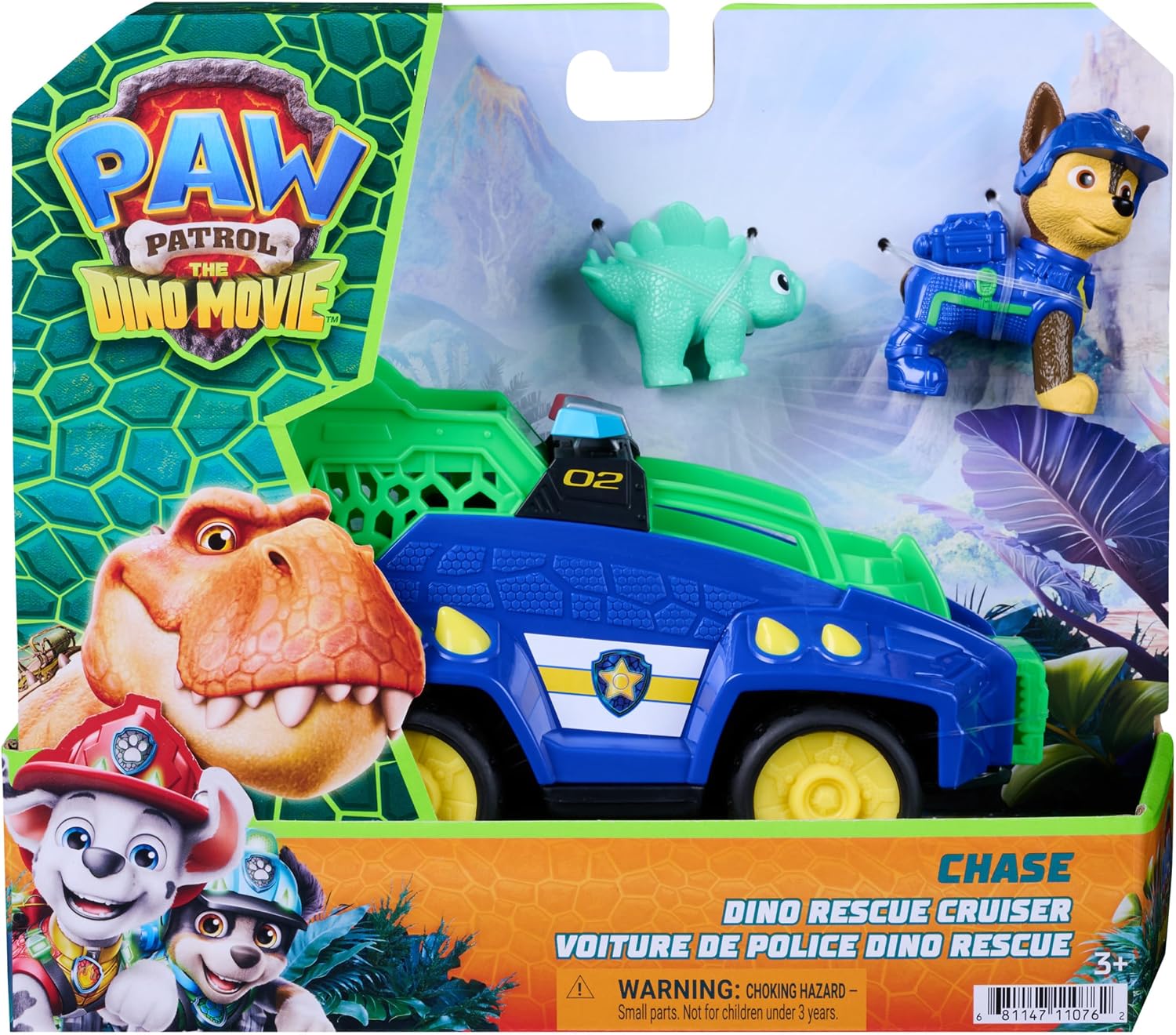 Paw Patrol Dino Themed Vehicle Chase