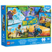 Puzzle de Sol Recto-Verso Lego City No Limits par Just Play, 50 pièces | Grand format 60 x 88 cm, scène d’action LEGO City, très coloré, dès 4 ans