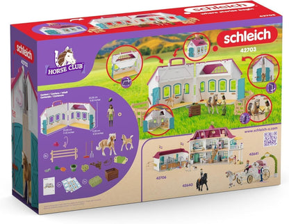 schleich HORSE CLUB | Mobiele paardenstal “Hoefijzer” 42703 | 60 stuks