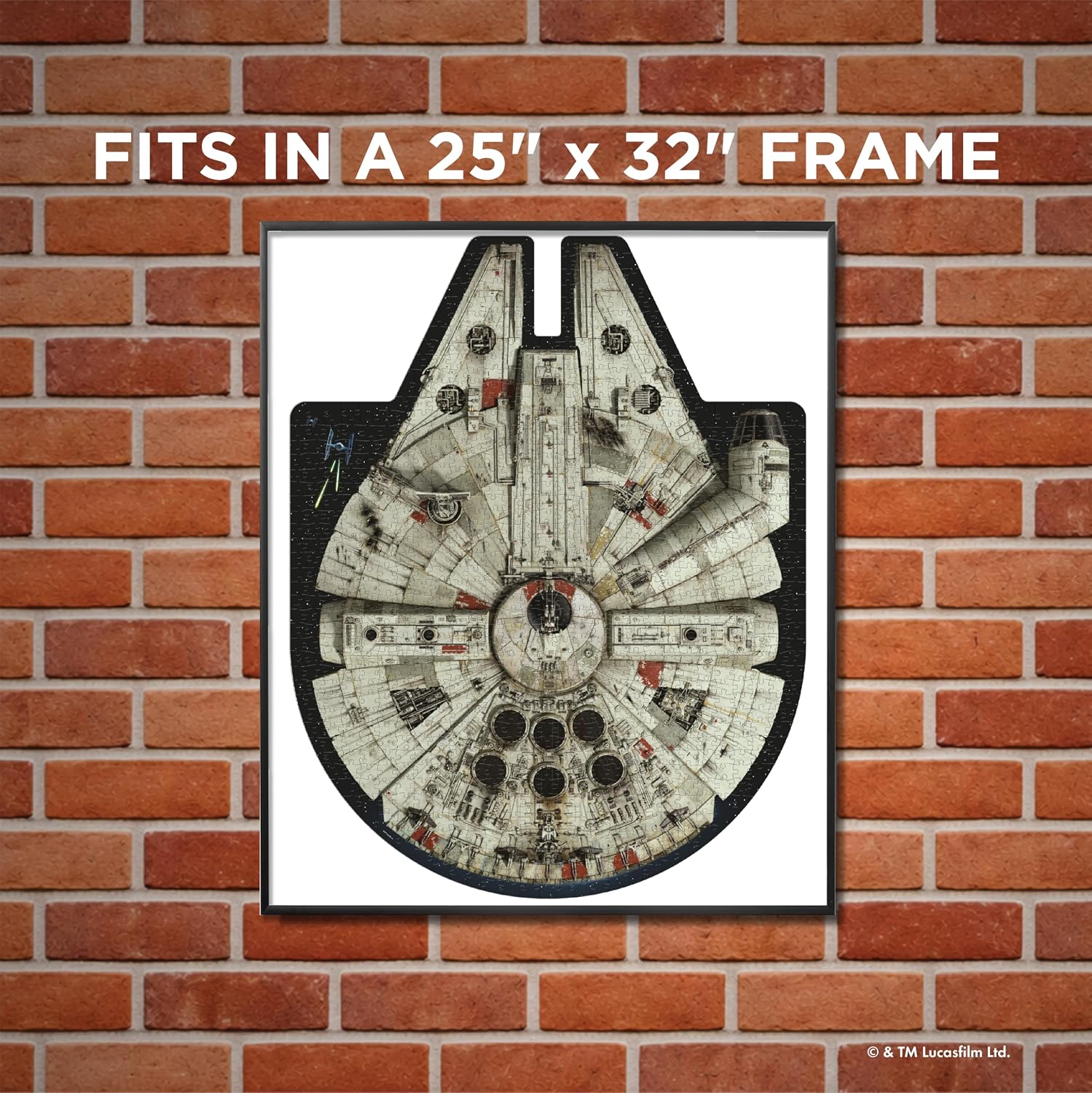 Star Wars Millennium Falcon Jigsaw Puzzle and Trivia: 1000 pieces