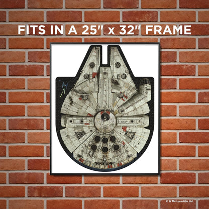 Star Wars Millennium Falcon Jigsaw Puzzle and Trivia: 1000 pieces