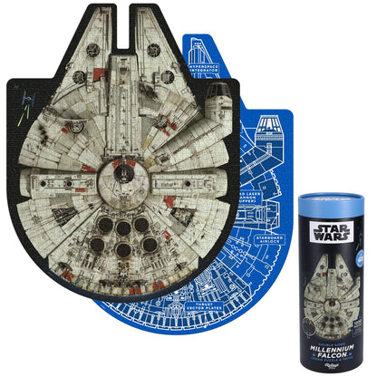 Star Wars Millennium Falcon Jigsaw Puzzle and Trivia: 1000 pieces