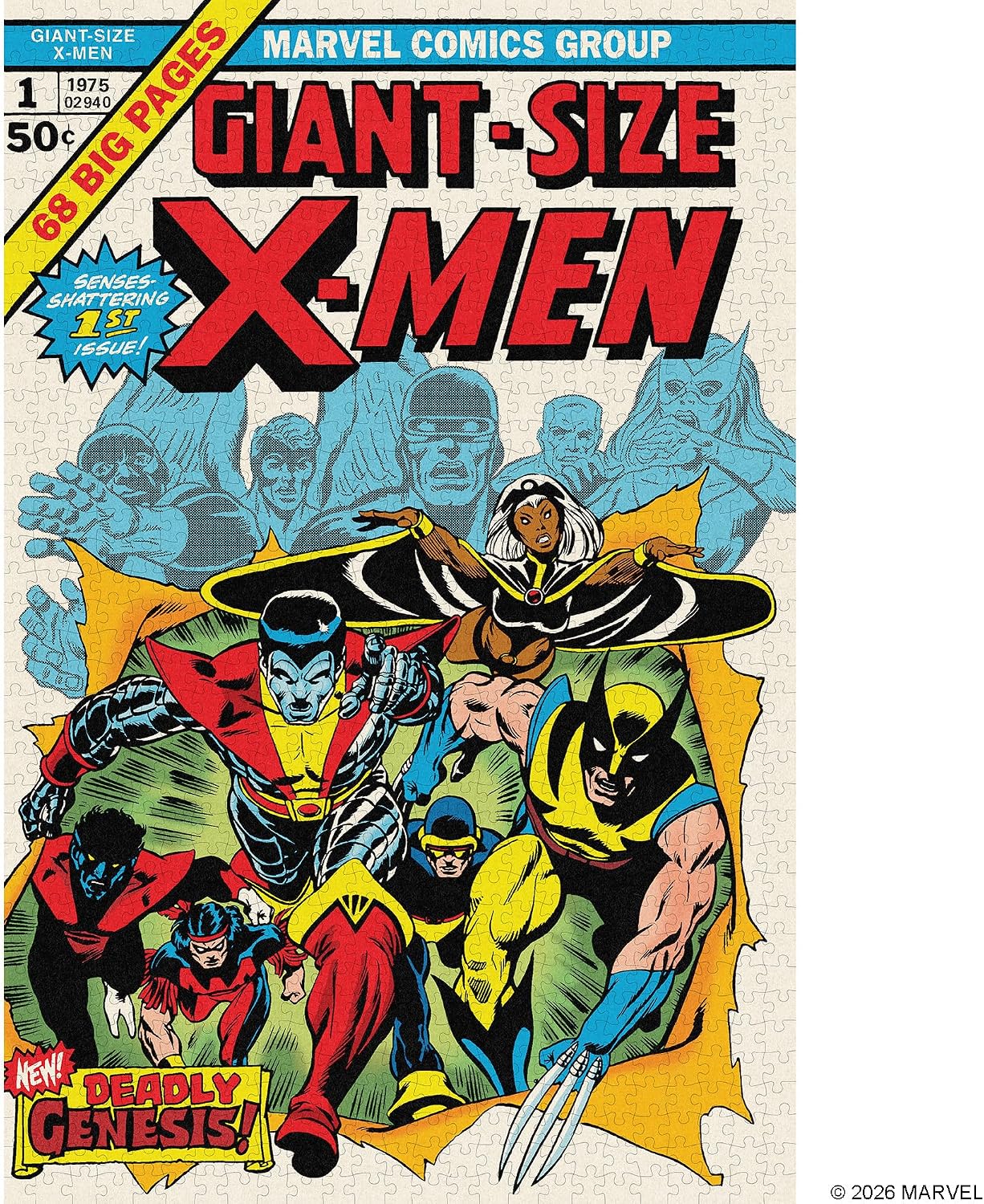 Marvel X-Men Jigsaw Puzzle and Trivia