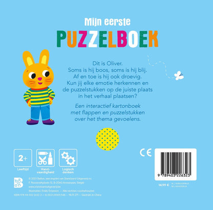 Standaard Uitgeverij - Mijn Eerste Puzzelboek - Blij Bang Boos 6m+