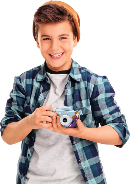 Lexibook Frozen 4-in-1 Kids Camera with Protective Case, DJ078FZ | Photo, video, MP3 & games, 15 frames, 8 GB memory card