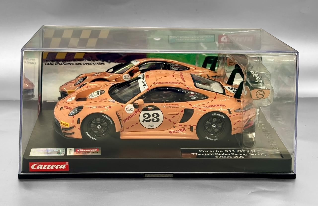 Carrera Digital 124 Porsche 911 GT3 R "Phantom Global Racing, No.23" Suzuka 2025 1:24 Schaal Slot Auto Met Werkende Voor-, Achter- & Remlichten I Geschikt Voor Leeftijd 10 Jaar+