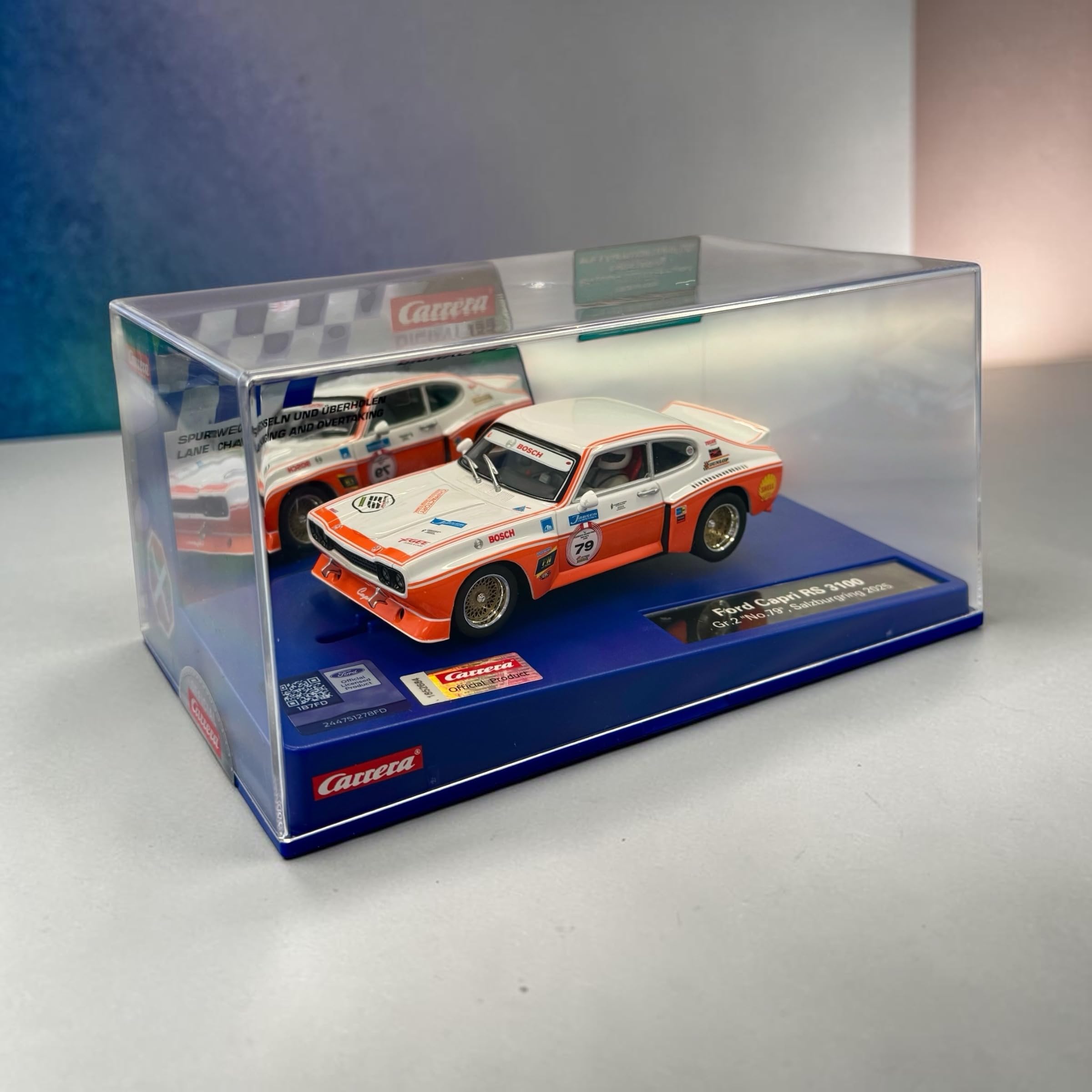 Carrera Digital 132 Ford Capri RS 3100 Gr.2 "No.72" 1:32 Schaal Slot Auto Met Werkende Voor-, Achter- & Achterlichten Geschikt Voor Leeftijd 8 Jaar +