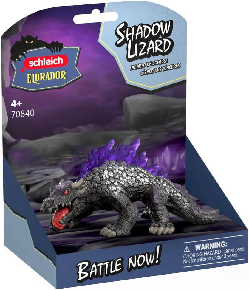 SCHLEICH ELDRADOR® CREATURES | Schaduwlizard 70840 | Figuur vanaf 6 jaar, gedetailleerde monsterfiguur om te verzamelen, robuust speelgoed om te spelen en te verzamelen