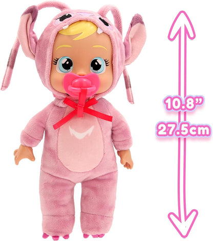 Cry Babies Tiny Cuddles Disney Angel Lilo & Stitch Pluche pop, huilende echte tranen, speelgoedcadeau voor kinderen en meisjes vanaf 18 maanden