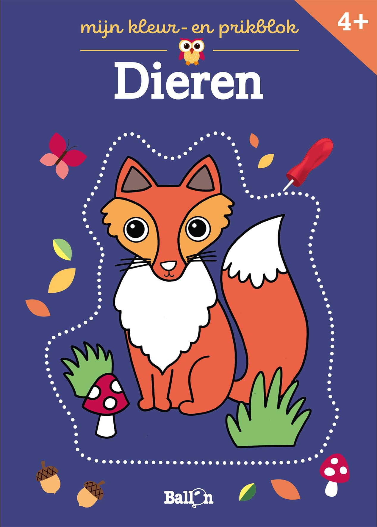 Mijn Kleur en Prikblok - Dieren