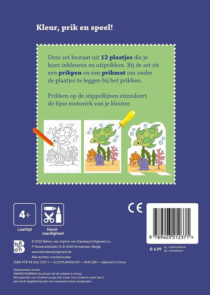 Mijn Kleur en Prikblok - Dieren