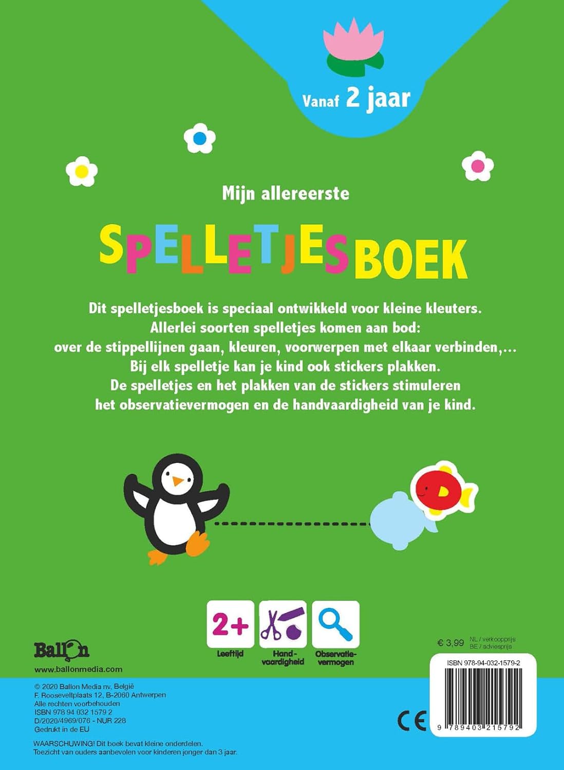 Mijn Allereerste Spelletjesboek - Paddenstoel