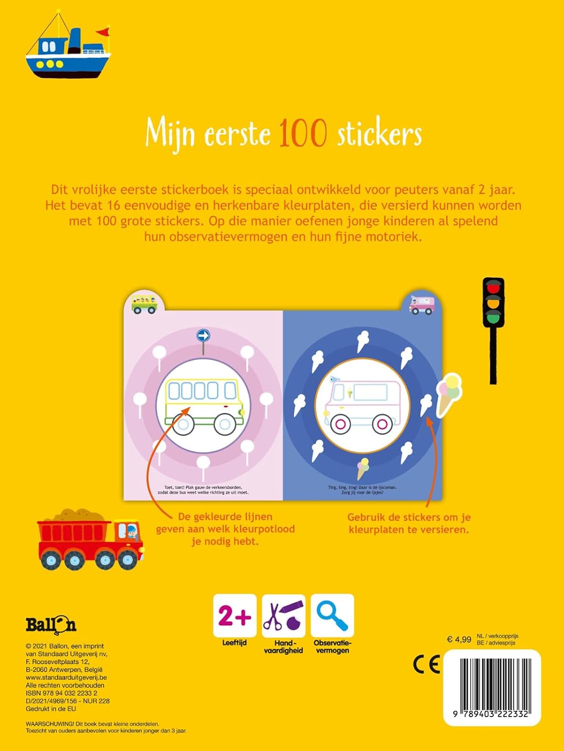 Mijn Eerste 100 Stickers - Voertuigen