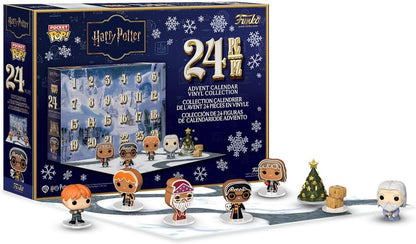 Funko Pocket POP! Countdown Calendar: Harry Potter | Gadget Ufficiale - Calendario dell'Avvento con 24 Mini Personaggi da Collezione - Conto alla Rovescia e Regalo di Natale