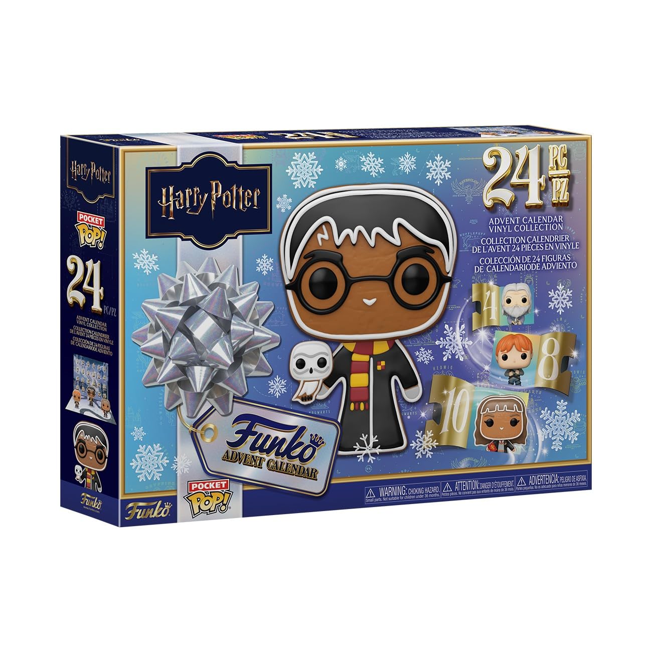 Funko Pocket POP! Countdown Calendar: Harry Potter | Gadget Ufficiale - Calendario dell'Avvento con 24 Mini Personaggi da Collezione - Conto alla Rovescia e Regalo di Natale