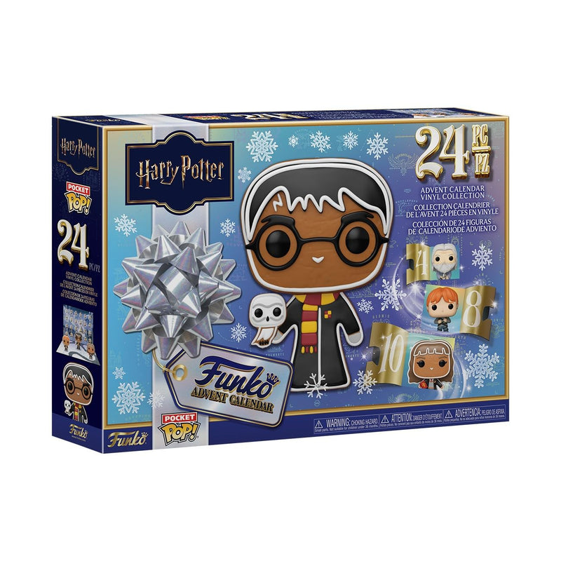 Funko Pocket POP! Countdown Calendar: Harry Potter | Gadget Ufficiale - Calendario dell'Avvento con 24 Mini Personaggi da Collezione - Conto alla Rovescia e Regalo di Natale