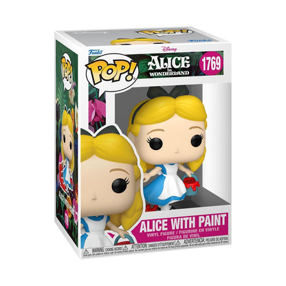 Funko POP! Disney : Alice in Wonderland Classic - Alice with Paint - Figura in vinile da collezione - Idea regalo - Prodotto ufficiale - Giocattoli per bambini e adulti