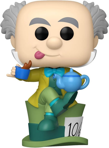 Funko POP! Disney: Alice in Wonderland Classic - Mad Hatter with Tea - Sammelbare Vinylfigur - Geschenkidee - Offizielles Merchandise - Spielzeug für Kinder & Erwachsene - Modellfigur für Sammler
