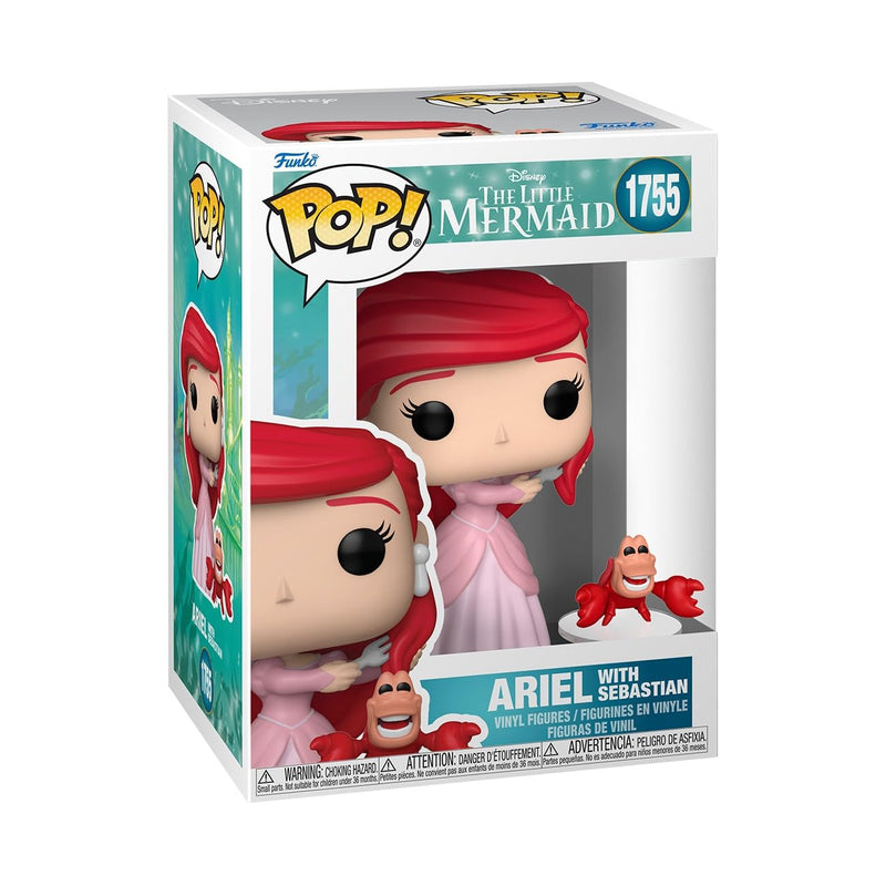 Funko POP! & Buddy Disney: The Little Mermaid - Ariel with Sebastian - Figura in vinile da collezione - Idea regalo - Prodotto ufficiale - Giocattoli per bambini e adulti