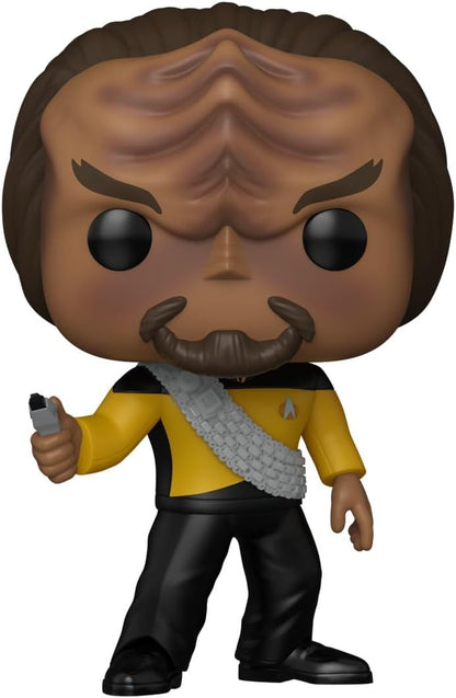 Funko POP! TV: Star Trek The Next Generation - Worf - Figura in vinile da collezione - Idea regalo - Prodotto ufficiale - Giocattoli per bambini e adulti - Modello di figura per collezionisti
