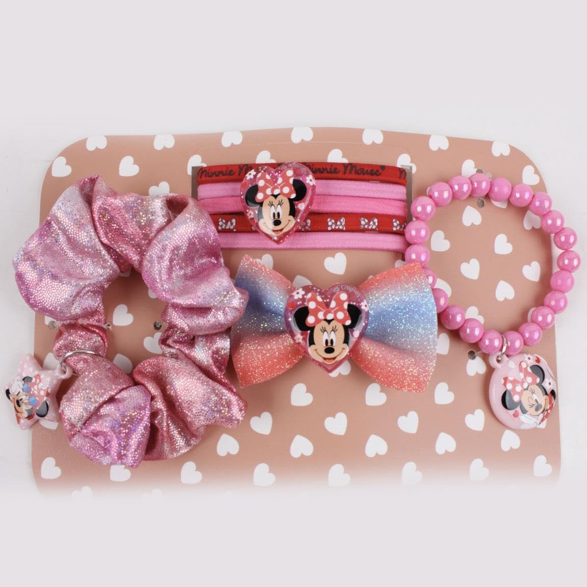 CERDÁ Life's Little Moments - Minnie Beauty-Tasche mit Zubehör für Mädchen – Beauty-Tasche Minnie für Spiel, Geschenk und Fantasy-Momente
