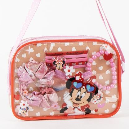 CERDÁ Life's Little Moments - Minnie Beauty-Tasche mit Zubehör für Mädchen – Beauty-Tasche Minnie für Spiel, Geschenk und Fantasy-Momente