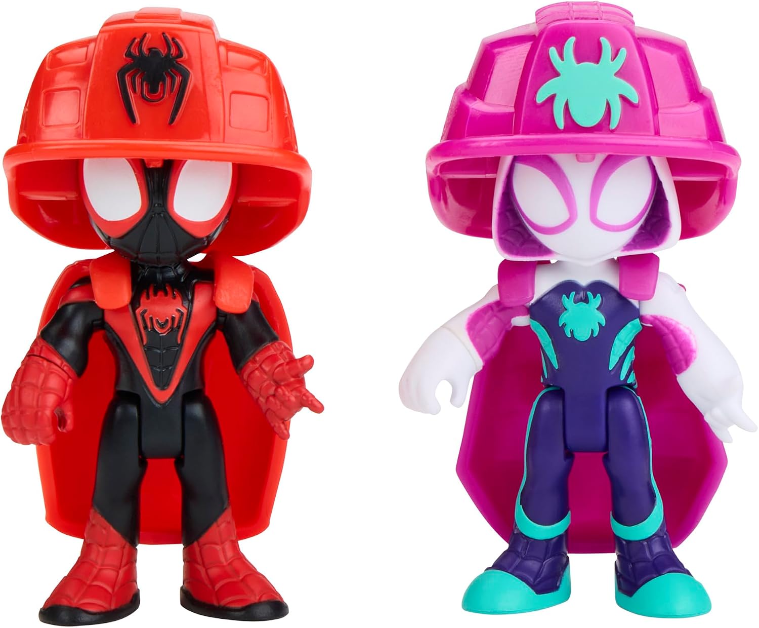 Marvel Spidey En Zijn Geweldige Vriendjes, Rescue-Webs Ghost-Spider En Rescue-Webs Spin, Actiefiguurspeelgoedset, Superheldspeelgoed En Actiefiguren Voor Kinderen, Leeftijd 3+