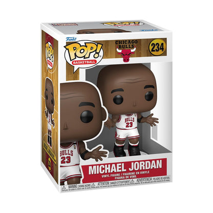 Funko POP! NBA: Bulls - Michael Jordan (Shrug) | Official Merch - Collectable Vinyl Figurine for Shelf Display - Birthday Gift Idea for Fans and Collectors
