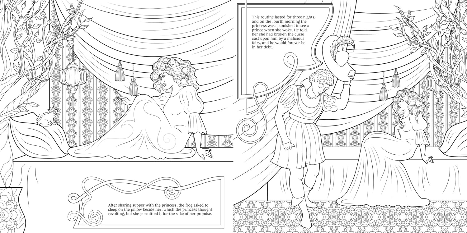 Grimm's Fairy Tales: Coloring Book for Teens & Adults