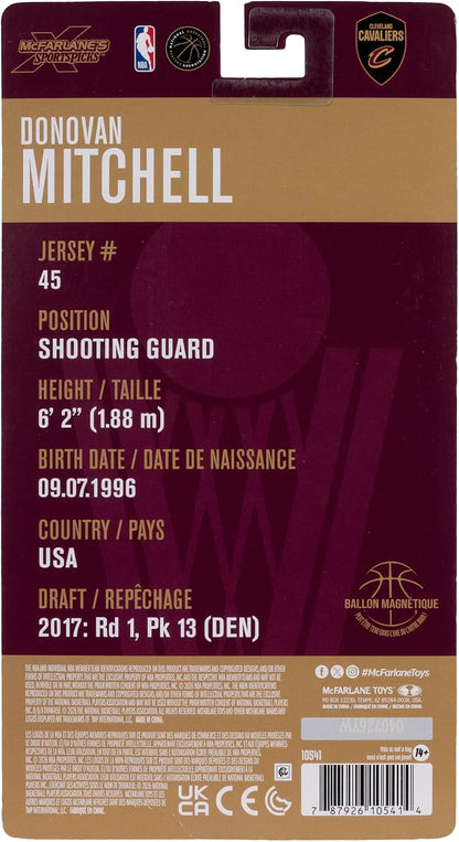 MCFARLANE NBA 6IN ACT FIG WV1 MITCHELL (CAVALIERS)