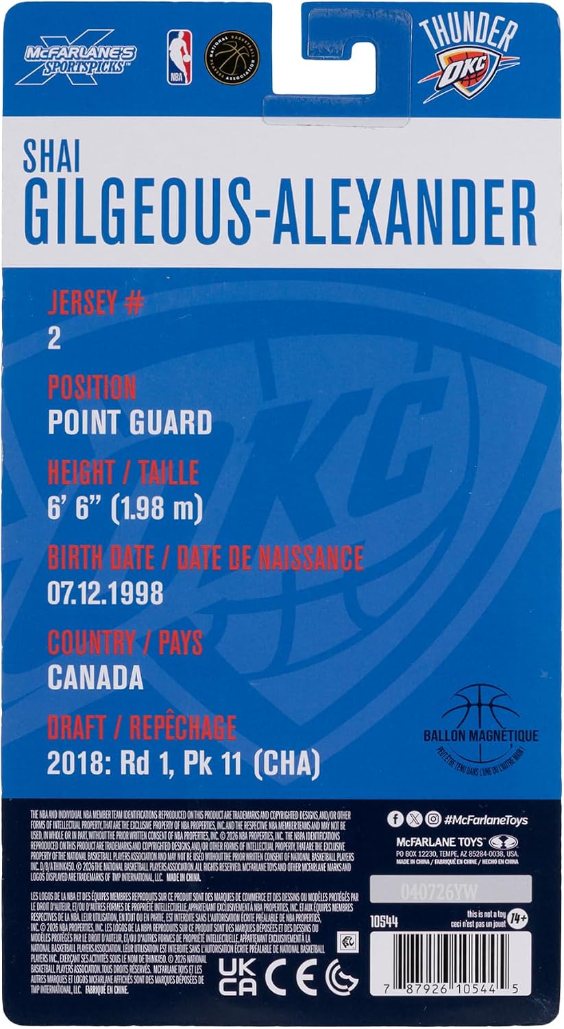 MCFARLANE NBA 6IN ACT FIG WV1 GILGEOUS-ALEXANDER