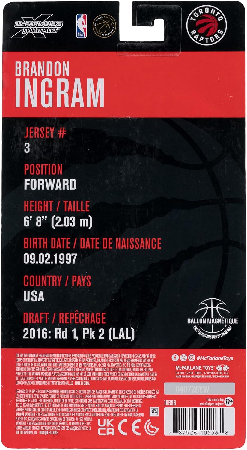 MCFARLANE NBA 6IN ACT FIG WV1 INGRAM (RAPTORS)