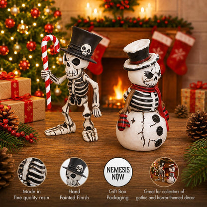 Nemesis Now Silent Nightmares Gothic Christmas Figurine Collection – Alternative Festive Collectibles (Candyman