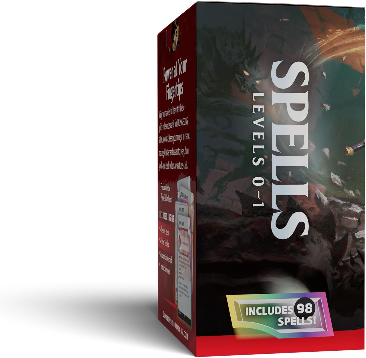 Dungeons & Dragons Reference Cards - Spells (Levels 0-1) | D&D Accessories (English Version