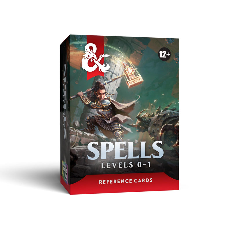 Dungeons & Dragons Reference Cards - Spells (Levels 0-1) | D&D Accessories (English Version